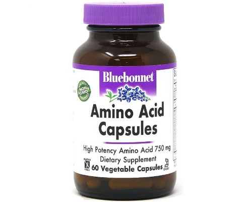 Амінокислота Bluebonnet Nutrition Комплекс Амінокислот 750 мг, Amino Acid, 60 вегетаріанських (BLB0010) Амінокислота Bluebonnet Nutrition Комплекс Амінокислот 750 мг, Amino Acid, 60 вегетаріанських (BLB0010)