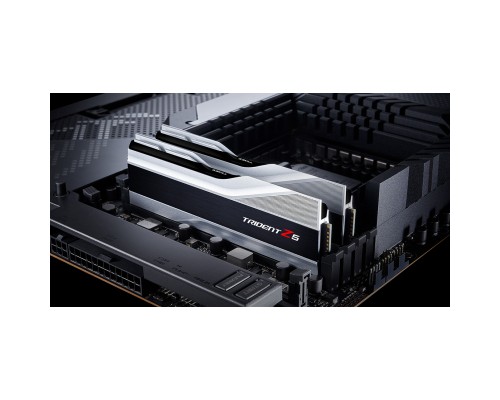 Модуль пам'яті для комп'ютера DDR5 32GB (2x16GB) 6000 MHz Trident Z5 Silver G.Skill (F5-6000J3636F16GX2-TZ5S)