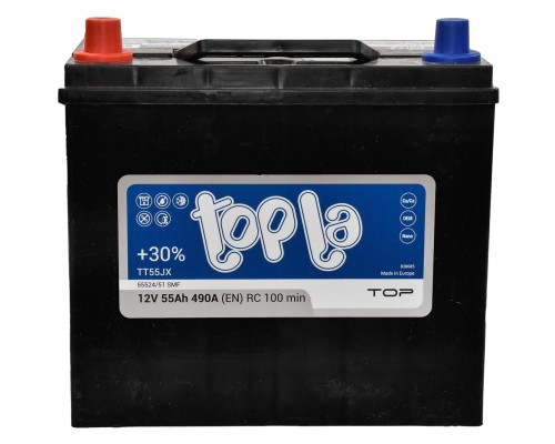 Акумулятор автомобільний Topla 55 Ah/12V Top/Energy Japan (118 355)