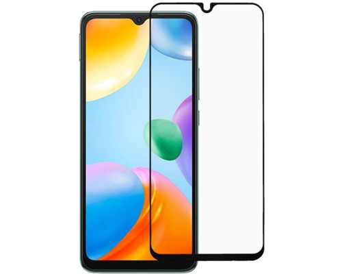 Скло захисне Drobak Xiaomi Redmi 10C Black Frame A+ (444438)