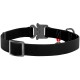 Нашийник для тварин WAUDOG Waterproof з QR паспортом S Ш 15 мм Д 23-35 см(чорний) (28001)