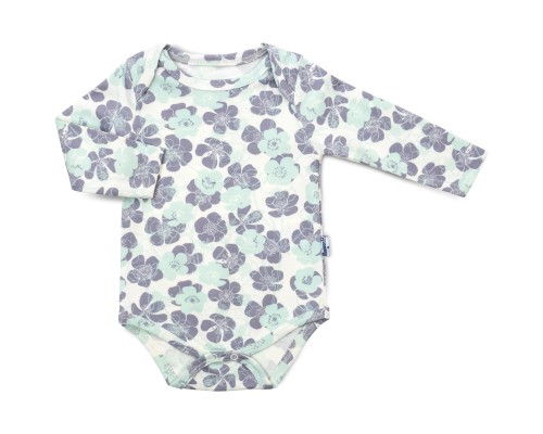 Набір дитячого одягу Miniworld з квіточками (16137-68G-mint)