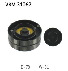 Ролик натягувача ременя SKF VKM 31062