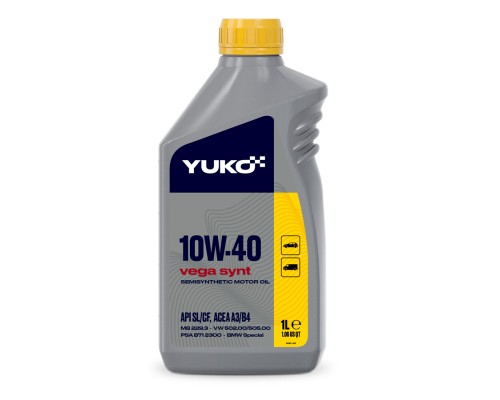 Моторна олива Yuko VEGA SYNT 10W-40 1л (4820070241211)