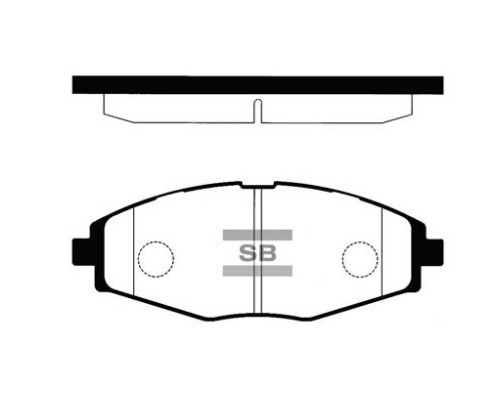 Гальмівні колодки HI-Q SP1086