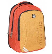Рюкзак шкільний Cool For School 44x32x20 см 28 л Помаранчево-рудий (CF86588-07)