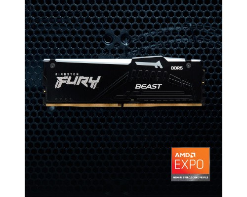 Модуль пам'яті для комп'ютера DDR5 64GB (2x32GB) 5200 MHz Beast RGB EXPO Kingston Fury (ex.HyperX) (KF552C36BBEAK2-64) Модуль пам'яті для комп'ютера DDR5 64GB (2x32GB) 5200 MHz Beast RGB EXPO Kingston Fury (ex.HyperX) (KF552C36BBEAK2-64)