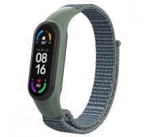 Ремінець до фітнес браслета Armorstandart нейлоновий для Xiaomi Mi Band 7/6/5/4 Military Green (ARM67845)