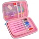 Пенал Cool For School 1 відділення з органайзером фуксія (QT-5627-Rosered)