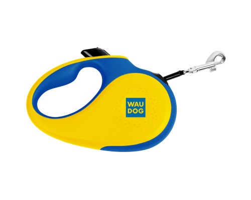 Повідок для собак WAUDOG R-leash Colors of freedom світловідбиваюча стрічка L 5 м (383-4020)