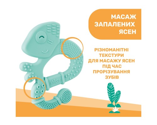 Прорізувач Chicco Ігуана блакитний (28110.20)