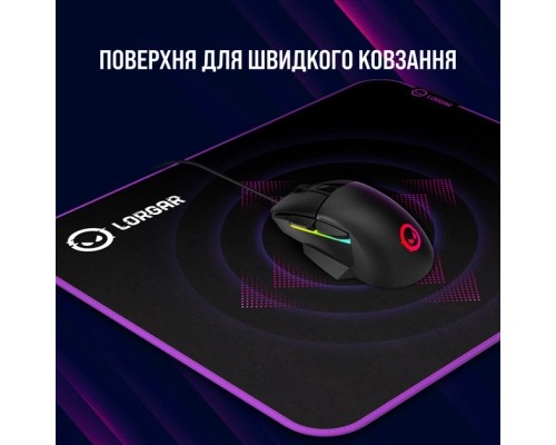 Килимок для мишки Lorgar Main 313 Black/Purple (LRG-GMP313)