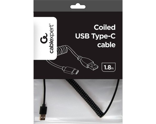 Дата кабель USB 2.0 AM to Type-C 0.6m Cablexpert (CC-USB2C-AMCM-6)