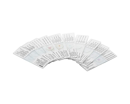 Набір мікропрепаратів Konus Здорові тканини людського тіла, частина II 10шт (4911)