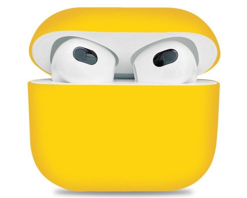 Чохол для навушників Armorstandart Ultrathin Silicone Case для Apple AirPods 3 Yellow (ARM60299) Чохол для навушників Armorstandart Ultrathin Silicone Case для Apple AirPods 3 Yellow (ARM60299)