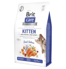 Сухий корм для кішок Brit Care Cat GF Kitten Gentle Digestion Strong Immunity з лососем 2 кг (8595602565047)
