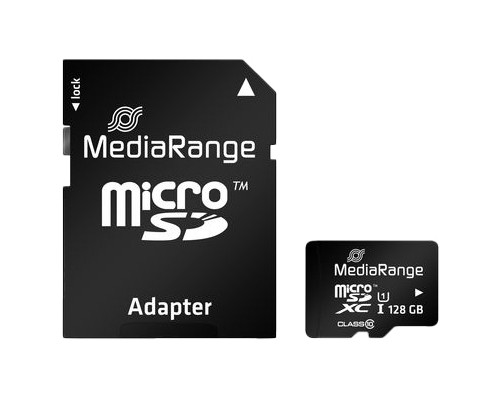 Карта пам'яті Mediarange 128GB microSD class 10 UHS-I (MR945) Карта пам'яті Mediarange 128GB microSD class 10 UHS-I (MR945)