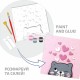 Набір для творчості Rosa Talent Картина 3D Кошеня ДВП ґрунтоване 18х18 см (4823098535676)