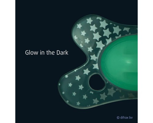 Пустушка Difrax Natural Night, світиться у темряві, 0-6 міс (GL123)