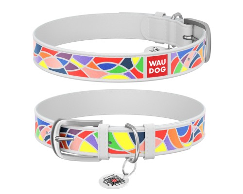 Нашийник для тварин WAUDOG Design з QR паспортом 