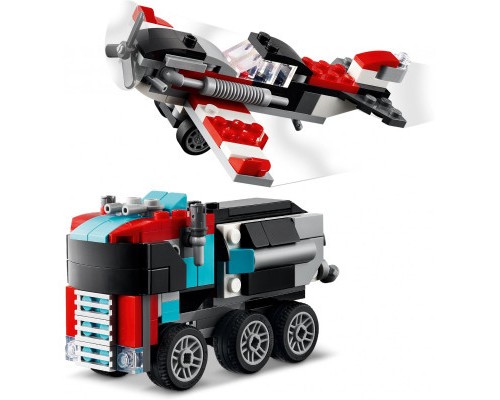Конструктор LEGO Creator Бортова вантажівка з гелікоптером 270 деталей (31146)