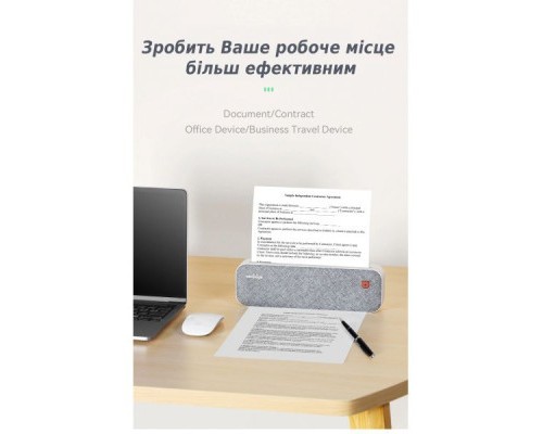 Принтер чеків UKRMARK A40GR А4, Bluetooth, USB, сірий (900538)