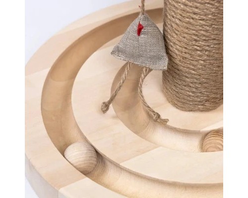 Дряпка (кігтеточка) для котів Pet Fashion з джутом 35х50 см бежева (4823082430932)