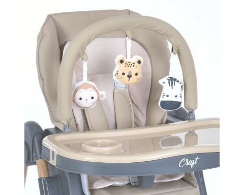 Стілець для годування El Camino ME 1115-W CRAFT beige (ME 1115-W beige)