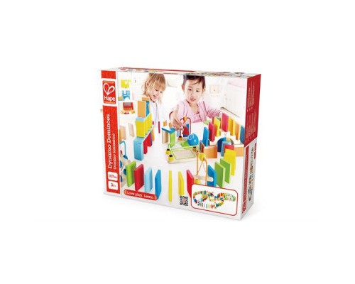 Конструктор Hape динамічний Ефект доміно Динамо 107 елемента (E1042)