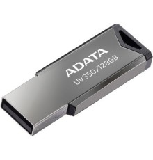 USB флеш накопичувач ADATA 128GB UV350 Metallic USB 3.1 (AUV350-128G-RBK)