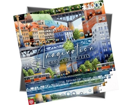 Пазл GoodLoot Imagination: Tytus Brzozowski Warsaw Bridges 1000 елементів (5908305239666)