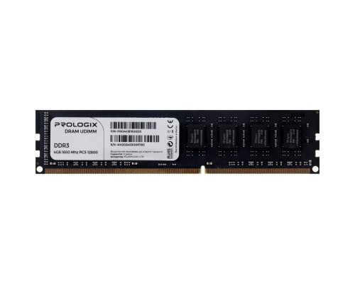 Модуль пам'яті для комп'ютера DDR3 4GB 1600 MHz Prologix (PRO4GB1600D3)