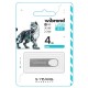 USB флеш накопичувач Wibrand 4GB Irbis Silver USB 2.0 (WI2.0/IR4U3S) 