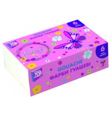 Гуашеві фарби Cool For School Butterfly 10 мл 6 кольорів (CF60143)