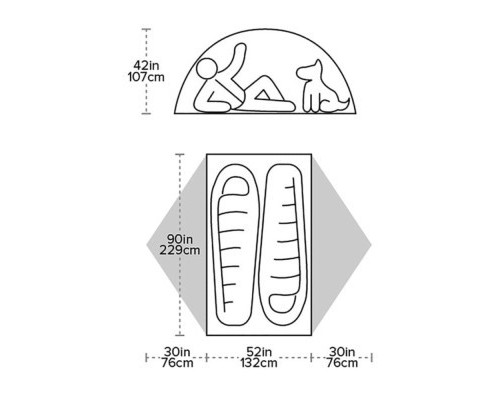 Намет Big Agnes Blacktail 2 green (021.0071)
