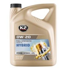 Моторна олива K2 Hybrid Oil 0W-20 5 л (O0525E)