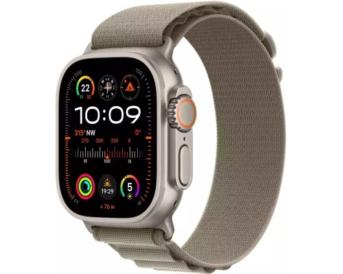 Ремінець до смарт-годинника Apple 49mm Olive Alpine Loop - Large (MT5V3ZM/A)
