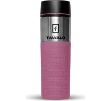 Термокружка Tavialo + 2 ущільнювальних кільця 420 мл Рожевий (190420111)