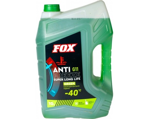 Антифриз Fox -40 Зелений 10 л