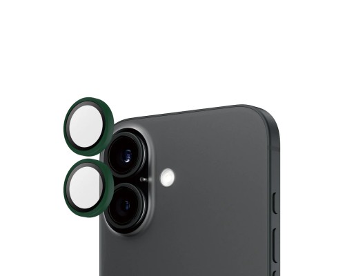 Скло захисне Armorstandart for Camera AR iPhone 16 / 16 Plus Wave Green (ARM79407)