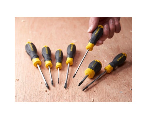 Викрутка Stanley Cushion Grip, SL4x100мм, з паралельним джалом. (STHT16195-0)
