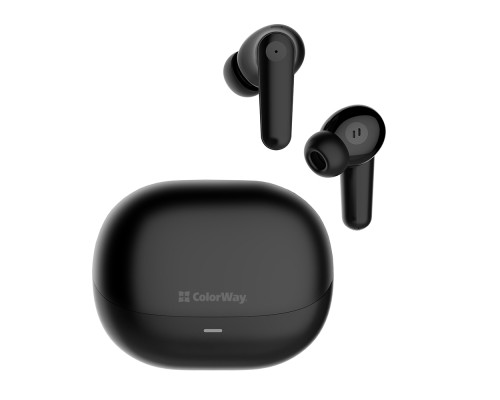 Навушники ColorWay Slim TWS-1 Earbuds Long Life Black (CW-TWS1BK1)