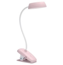 Настільна лампа Philips Donutclip 3Вт 4000K 1200мАг USB-A рожевий (929003179607)