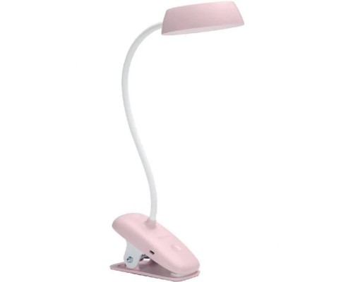 Настільна лампа Philips Donutclip 3Вт 4000K 1200мАг USB-A рожевий (929003179607)