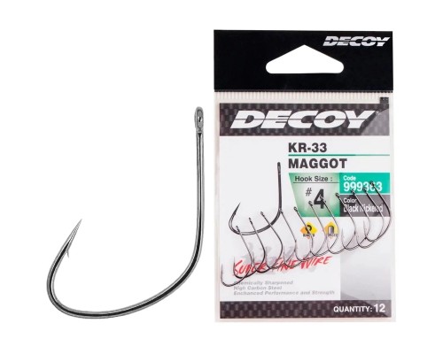 Гачок Decoy KR-33 Maggot 12 (14 шт/уп) (1562.05.40)
