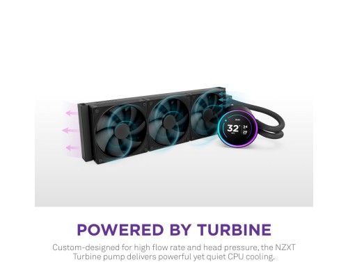 Система рідинного охолодження NZXT Kraken Elite 360mm AIO (RL-KN36E-B2)