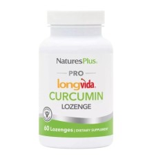 Вітамінно-мінеральний комплекс Natures Plus Куркумін, 500 мг, Pro Longvida Curcumin, 60 льодяників (NTP49611)