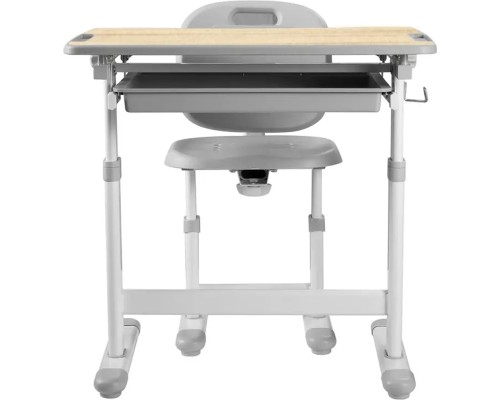 Парта зі стільцем FunDesk Piccolino III Grey-w
