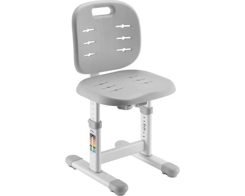 Парта зі стільцем FunDesk Piccolino III Grey-w