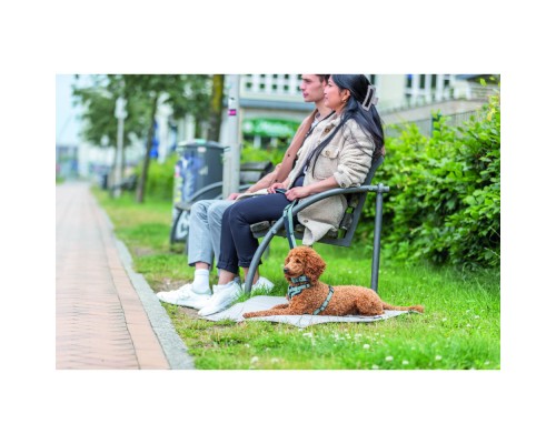 Шлея для собак Trixie CityStyle H-harness Бавовна L–XL 75–120 см 25 мм Світло-зелена (4053032682672)